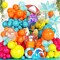 Neon Balloons Arch Kit, Hot Pink Teal Blue and Orange Balloon Garland Kit Rainbow Balloon Summer Tropical Aloha Luau Party Decorations, 18 in Clear Yellow Balloons for Hawaiian Pool Party Decor